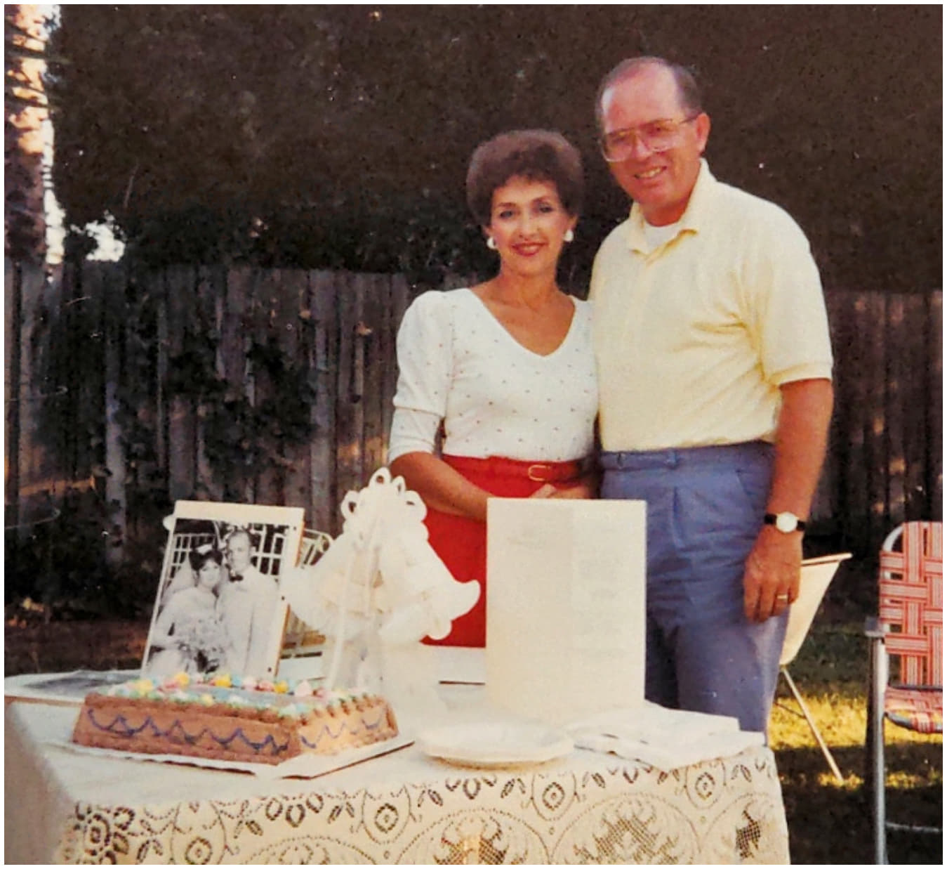 Jack and Jo Anne at their 25th wedding anniversary celebration