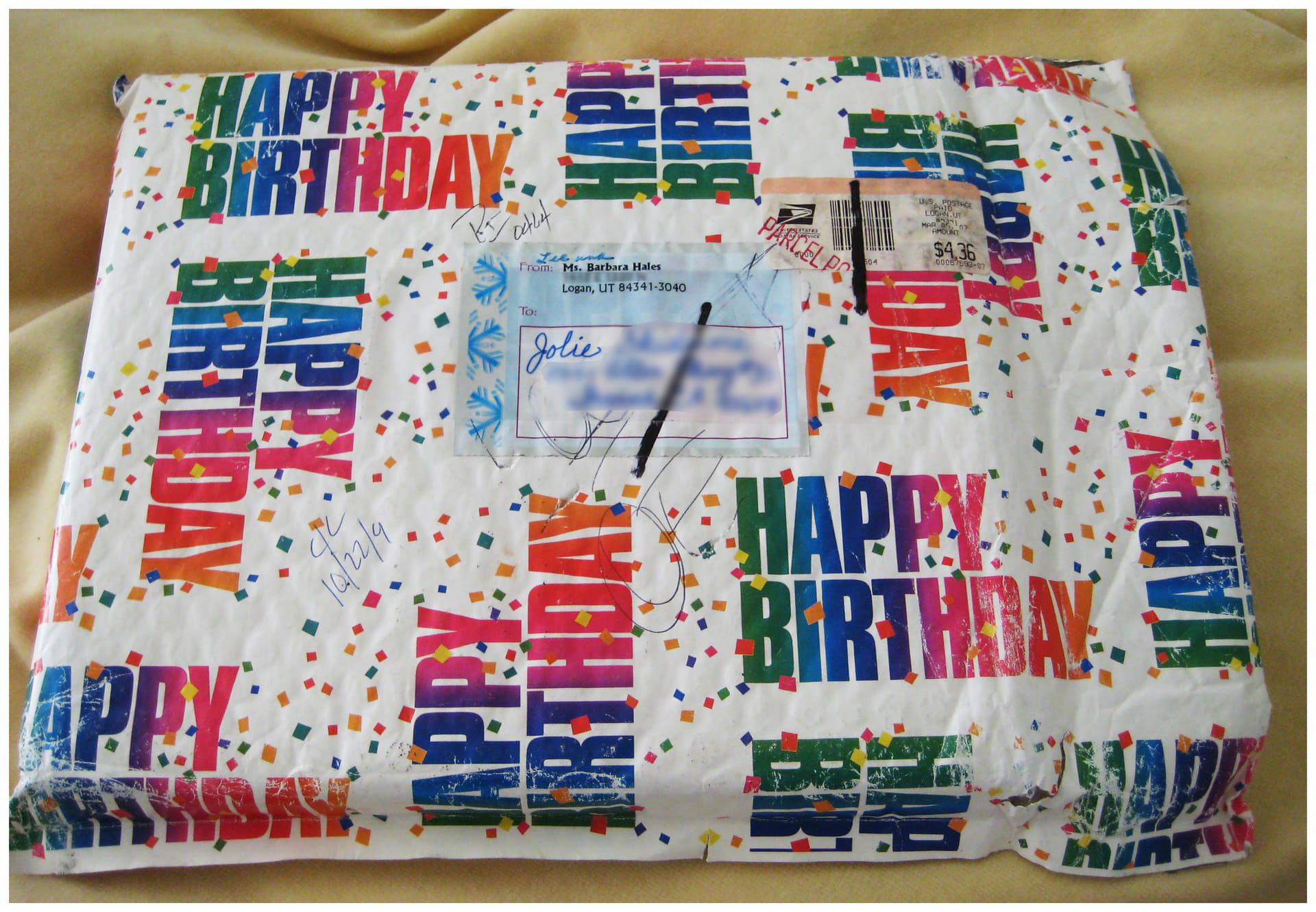 Package from grandma