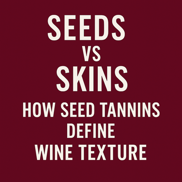 Seeds vs. Skins: Understanding How Seed-Derived Tannins Impact Wine Texture