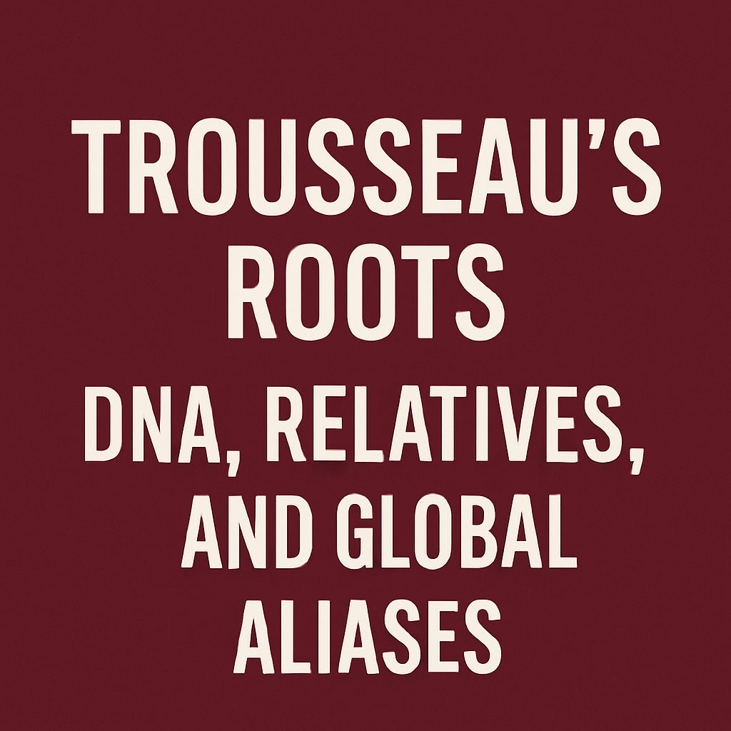 Trousseau’s Roots: DNA, Relatives, and Global Aliases