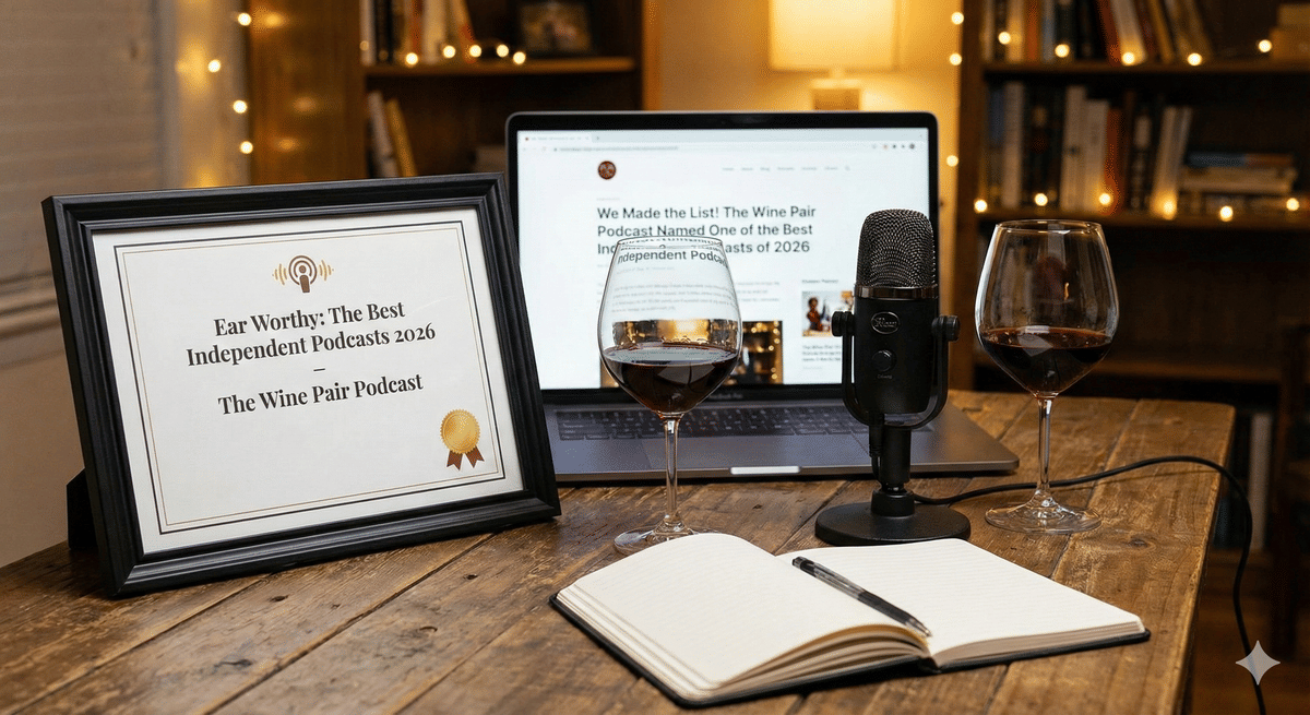 We Made the List! The Wine Pair Podcast Named One of the Best Independent Podcasts of 2026