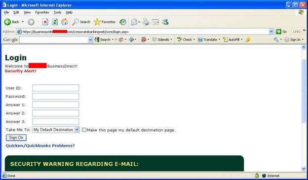 Login 
to 
Take Me To QM-ak. this p age t tion paB. 
SECURITY WARNING REGARDING E-MAIL: 