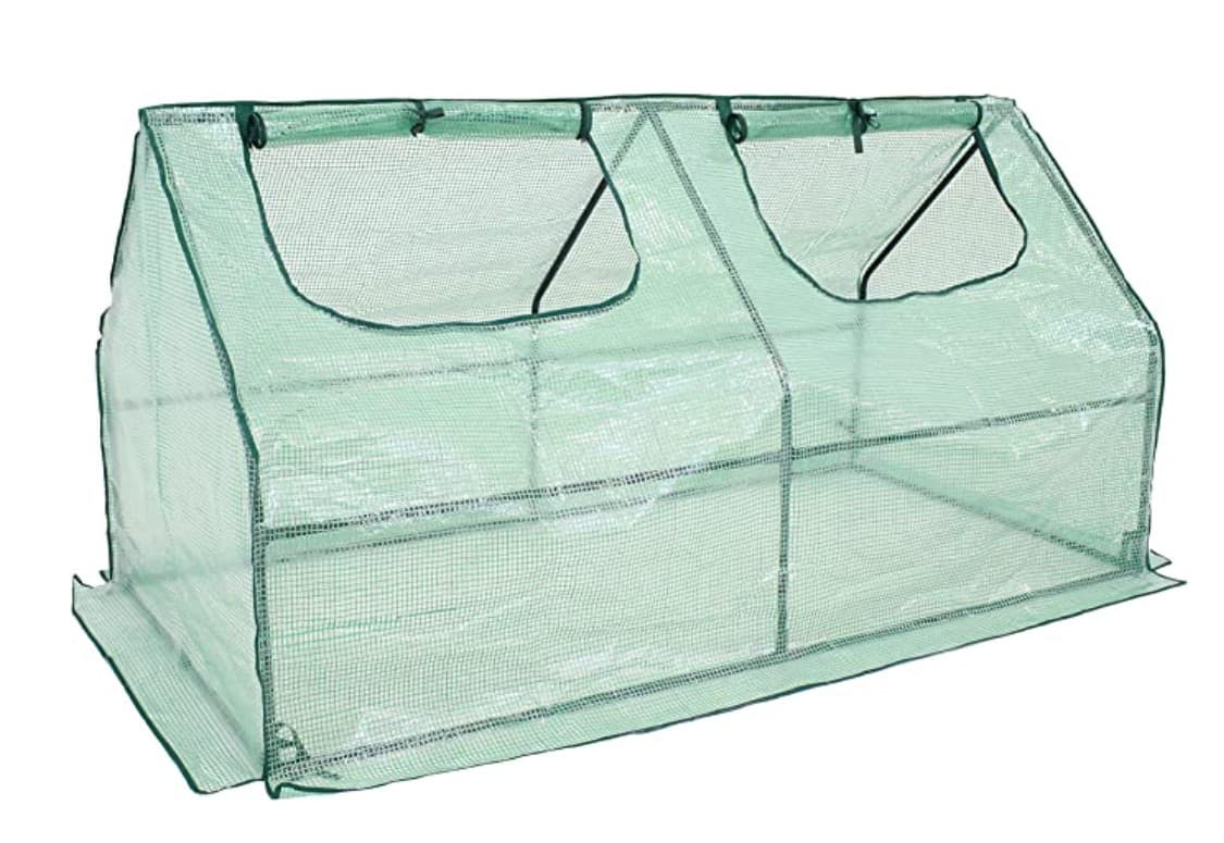 Sunnydaze Mini Cloche Greenhouse