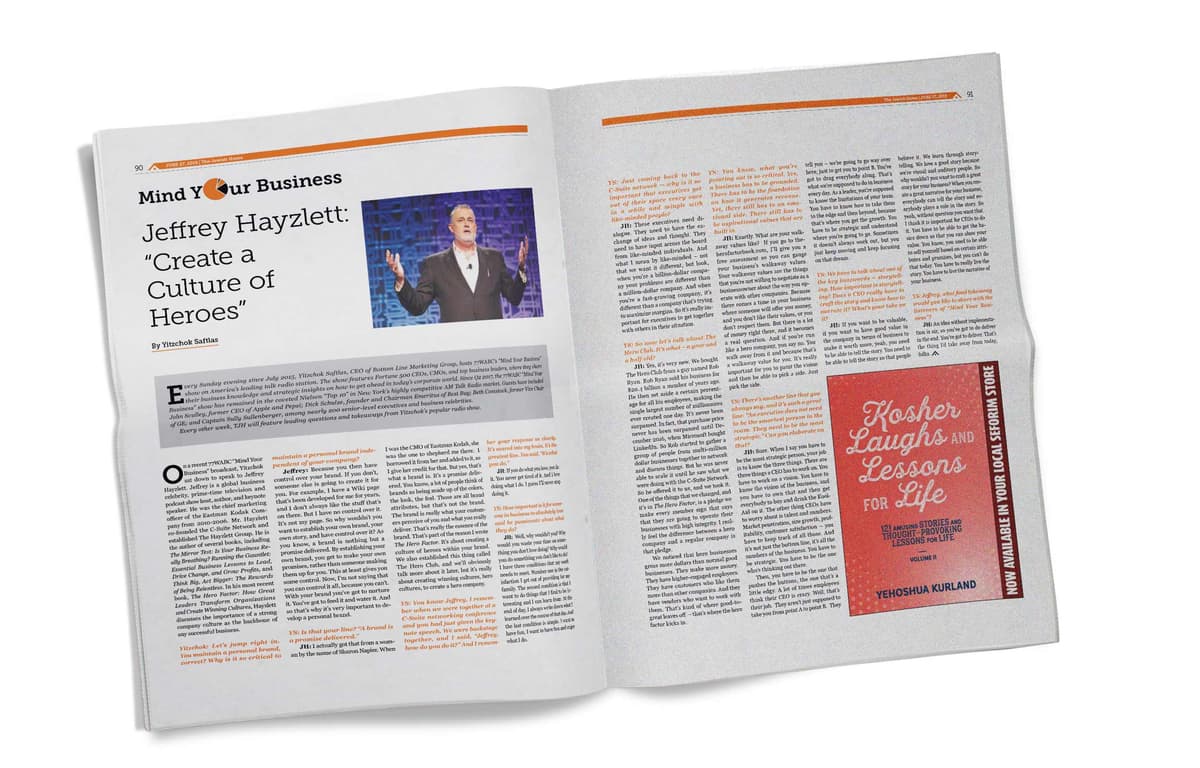 Jeffrey Hayzlett: Create a culture of heroes