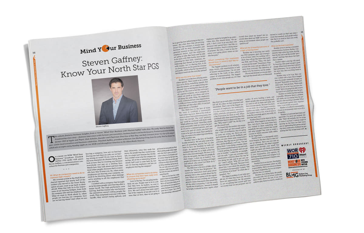 An Interview with: Steven Gaffney: Know Your North Star 