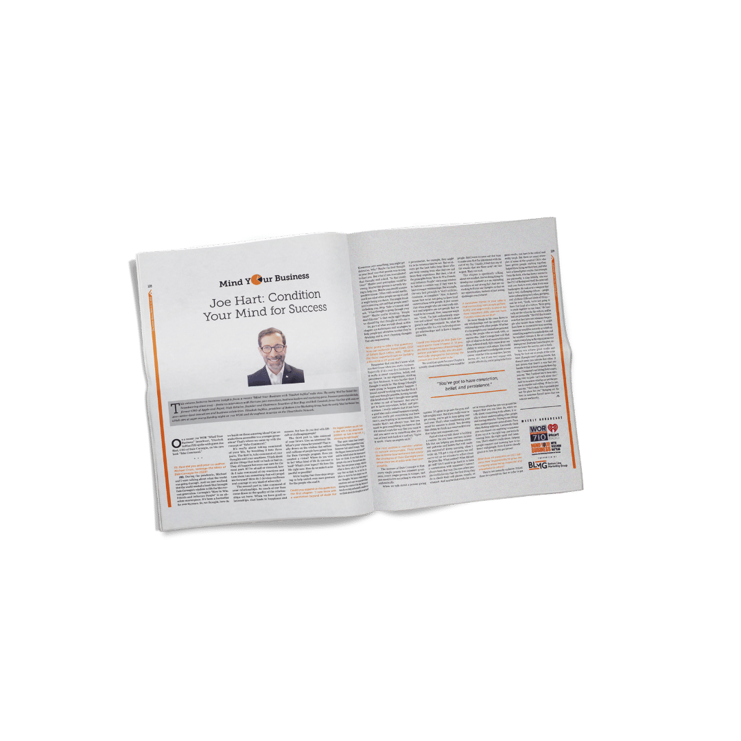 An Interview with Joe Hart: Condition Your Mind for Success