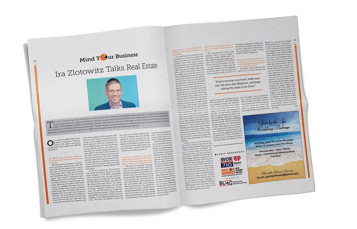 An Interview with Ira Zlotowitz: Talks Real Estate