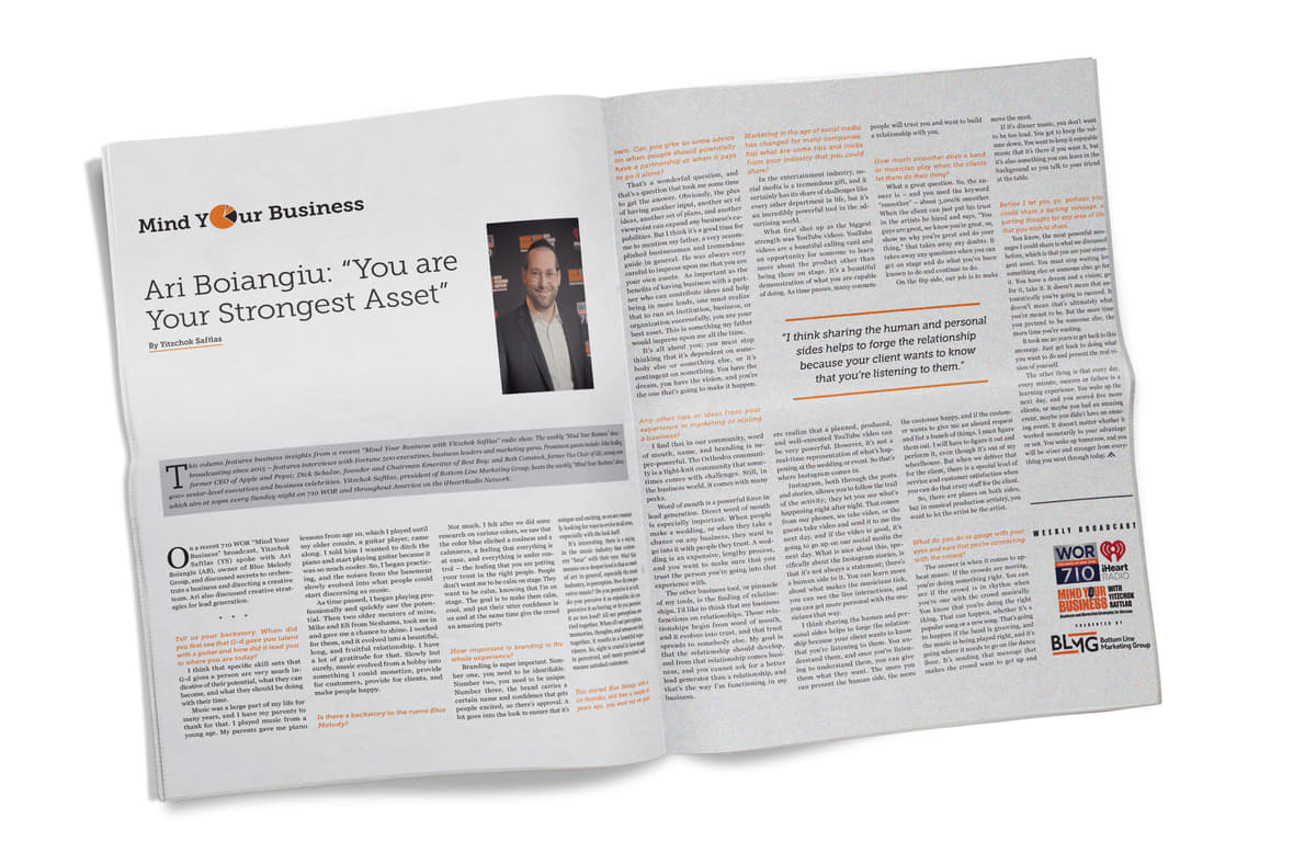 An Interview with Ari Boiangiu You are Your Strongest Asset