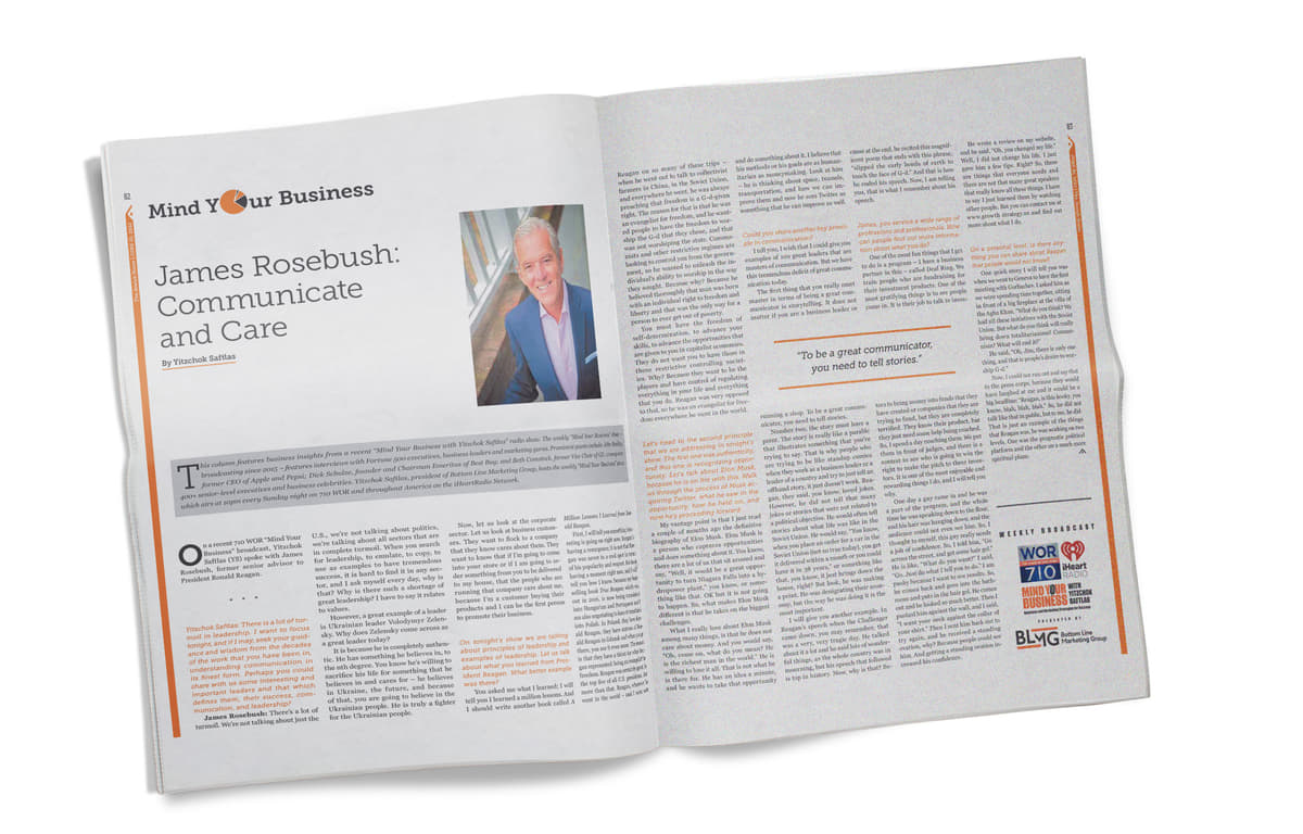 James Rosebush Communicate and Care 