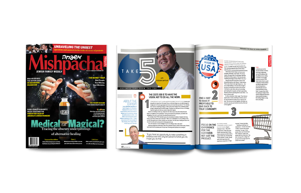 Take 5 featuring Michael Araten CEO and President of K'NOX