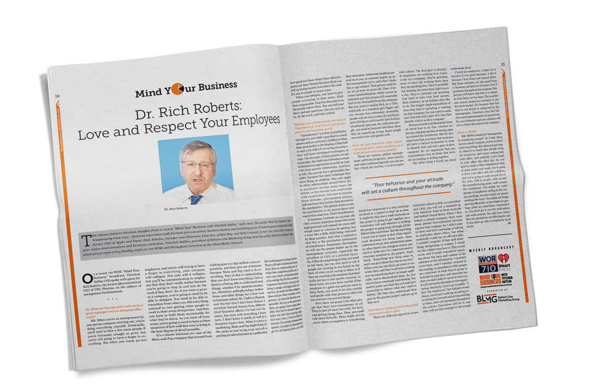 An Interview with Rich Roberts: "Love and Respect Your Employees"