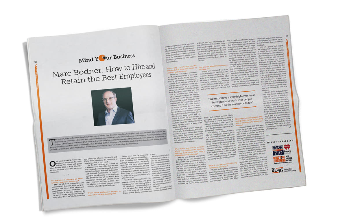 An Interview with Marc Bodner: How to Hire and Retain the Best Employees