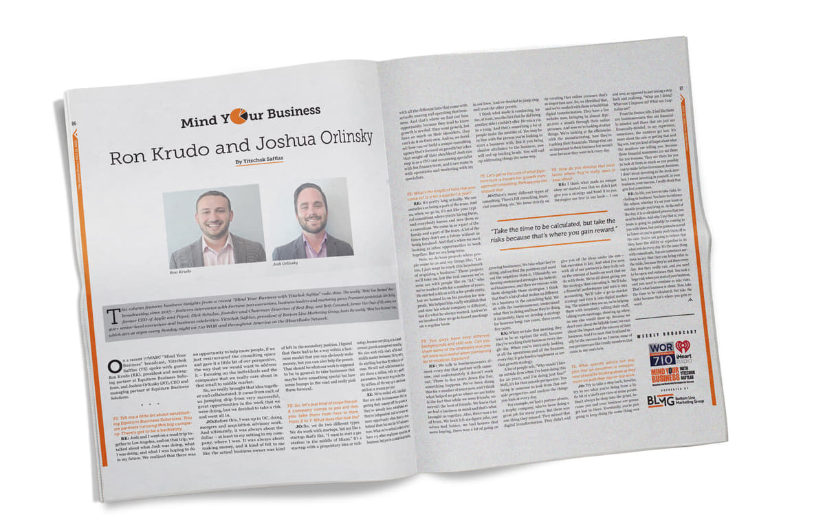 Ron Krudo and Joshua Orlinsky 