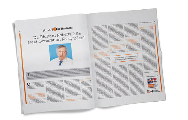 An Interview with Dr Richard Roberts: Is the Next Generation Ready to Lead