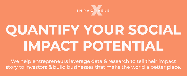 How can Social Impact Projection help entrepreneurs raise money from investors?