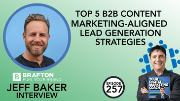Top 5 B2B Content Marketing-Aligned Lead Generation Strategies [Jeff Baker Interview]