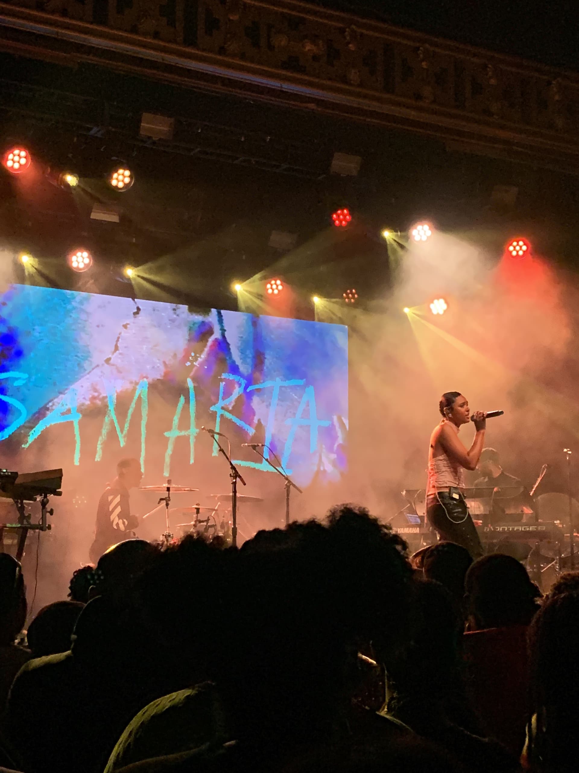 Opening Act Samaria from performing at the FLO Live tour at Webster Hall