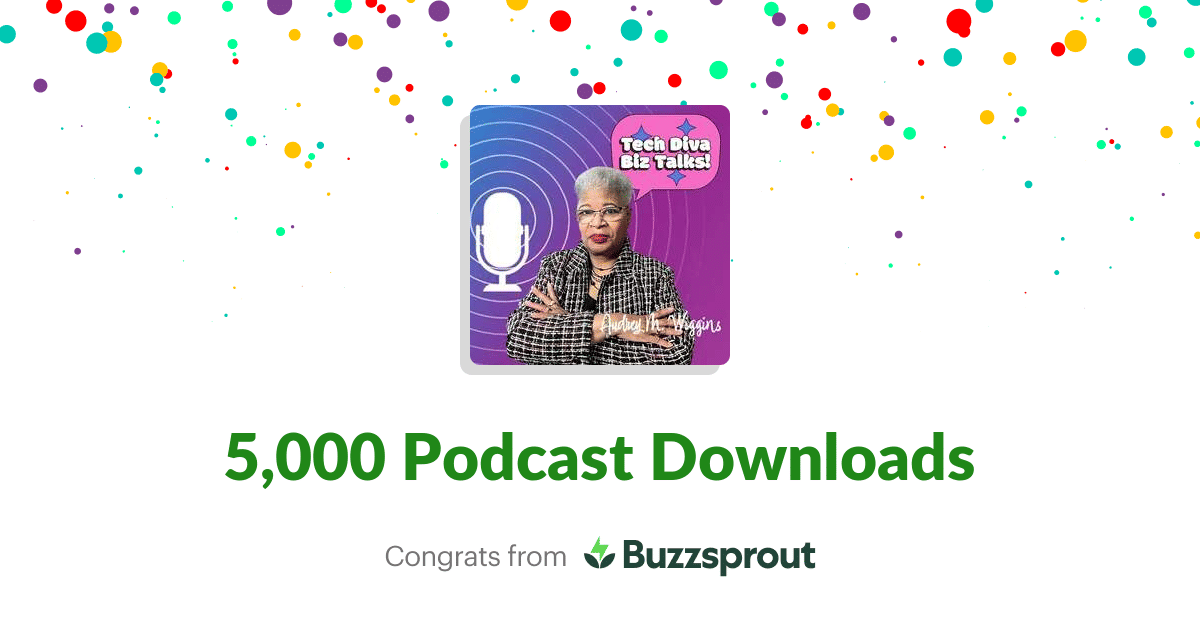 tech diva biz talks 5,000 downloads image