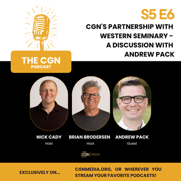 CGN's Partnership with Western Seminary: A Discussion with Andrew Pack