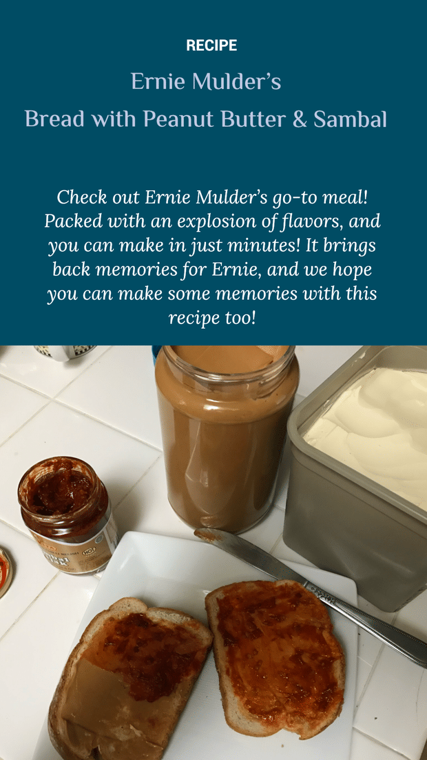 Ernie Mulder's Bread, Butter, Peanut Butter, & Sambal 