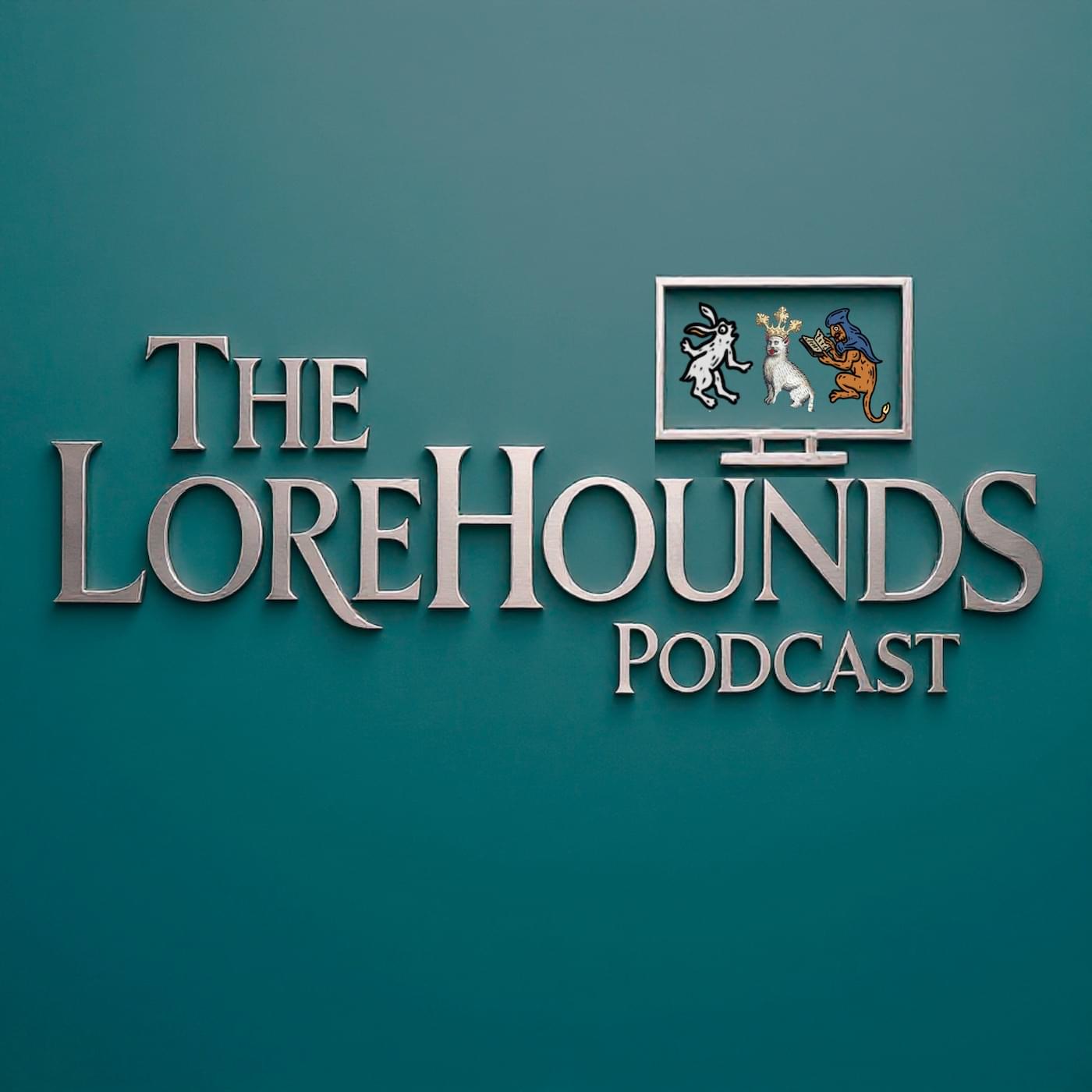 The Lorehounds logo
