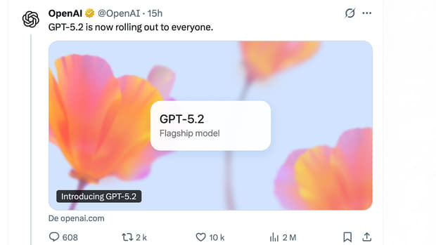 Nouvelle version de ChatGPT 5.2 : la réponse d'OpenAI à Google