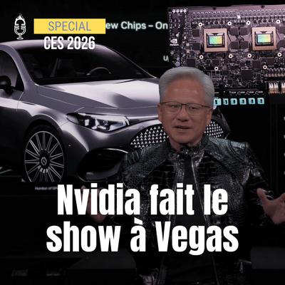 ⭐️ CES 26 - Jour #2 : Nvidia se lance dans la voiture autonome