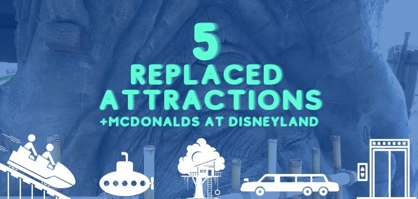 EarzUp! | McDonald's in Disneyland and 5 Rides That Have Been Replaced
