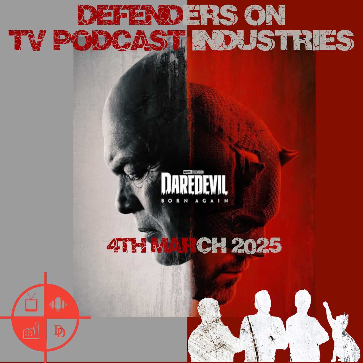 Daredevil Born Again on TV Podcast Industries