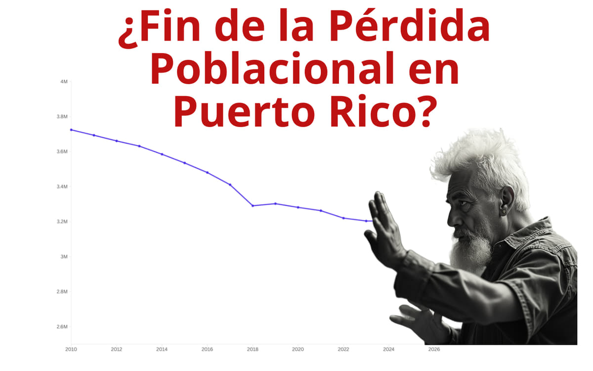 ¿Detente a la pérdida de población de Puerto Rico?
