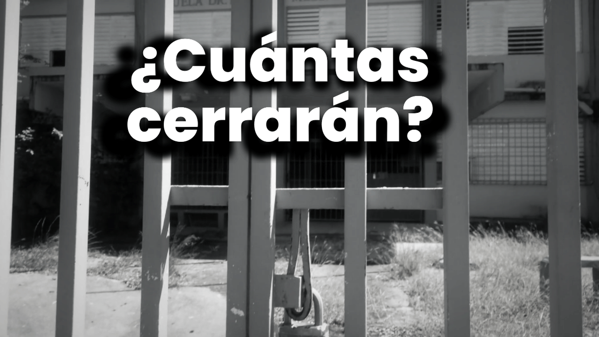 ¿Se avecina un cierre masivo de escuelas en Puerto Rico?