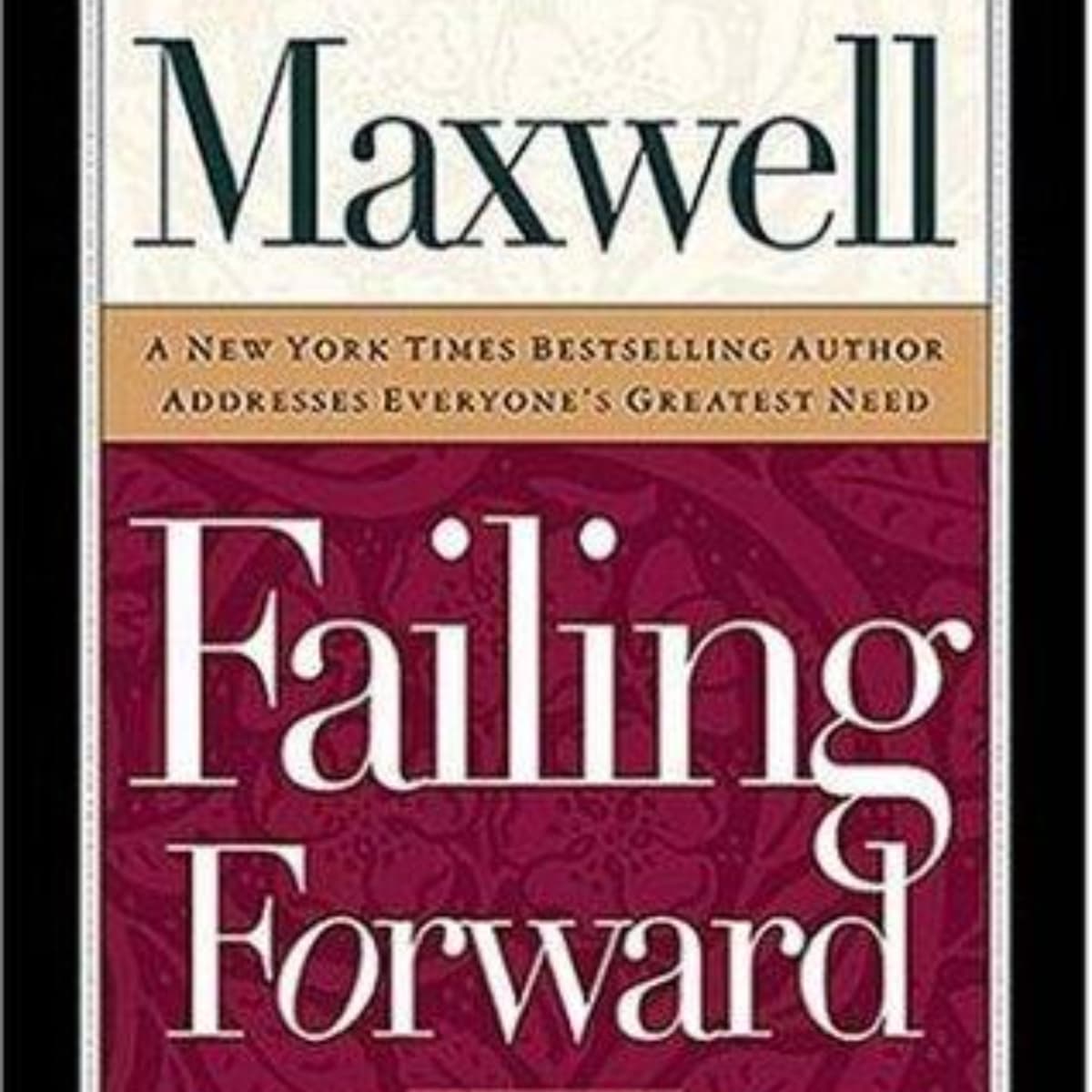 Failing Forward: Embracing Failure for Personal Growth
