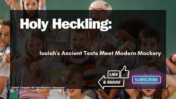 Holy Heckling: Isaiah's Ancient Texts Meet Modern Mockery