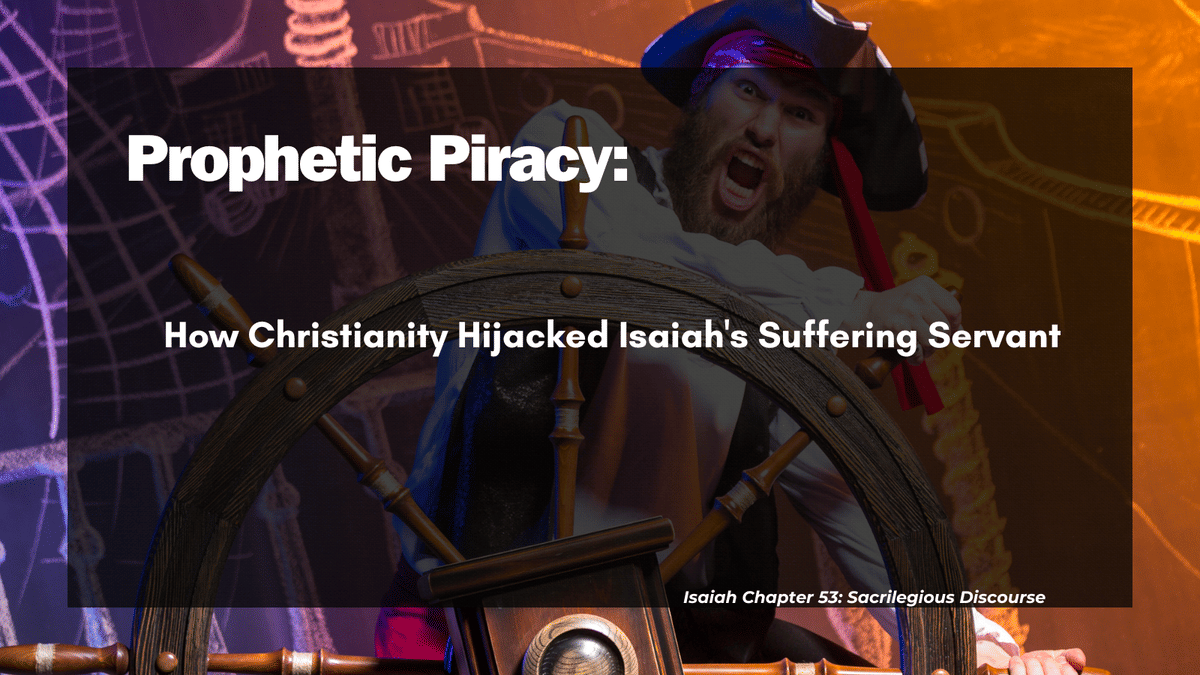 Prophetic Piracy: How Christianity Hijacked Isaiah's Suffering Servant