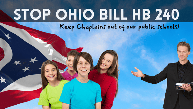 Ohio House Republicans' HB 240 is a dangerous attack on the separation of church and state