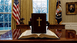 Propaganda Bible Oval Office