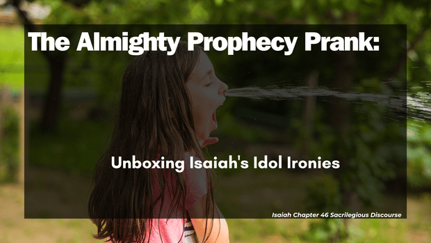 The Almighty Prophecy Prank: Unboxing Isaiah's Idol Ironies