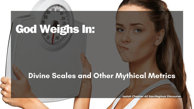 God Weighs In: Divine Scales and Other Mythical Metrics