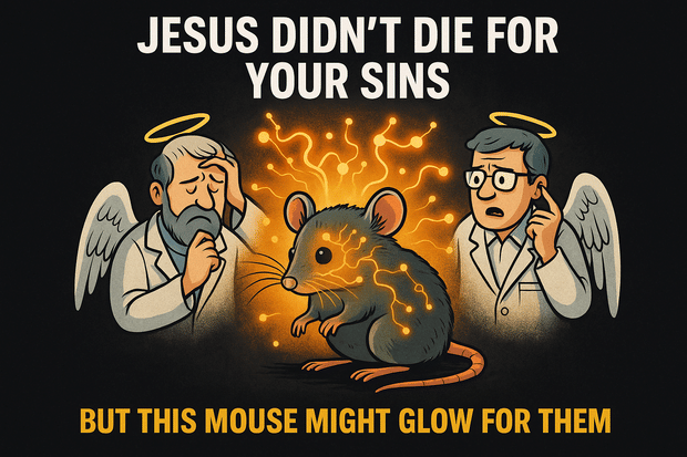 Jesus Didn’t Die for Your Sins, But This Mouse Might Glow for Them