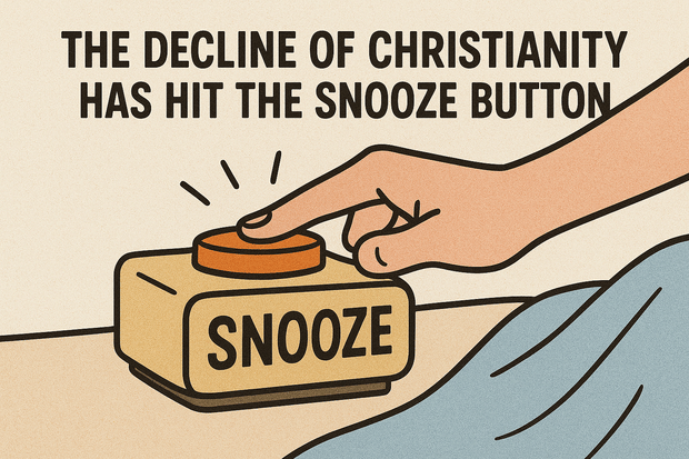 Christianity’s Free Fall Hit a Bouncy Castle: Why America’s Religious Decline Just Hit the Snooze Button