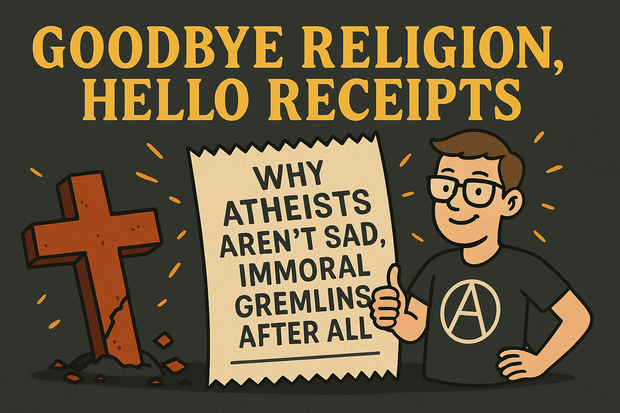 Goodbye Religion, Hello Receipts: Why Atheists Aren't Sad, Immoral Gremlins After All