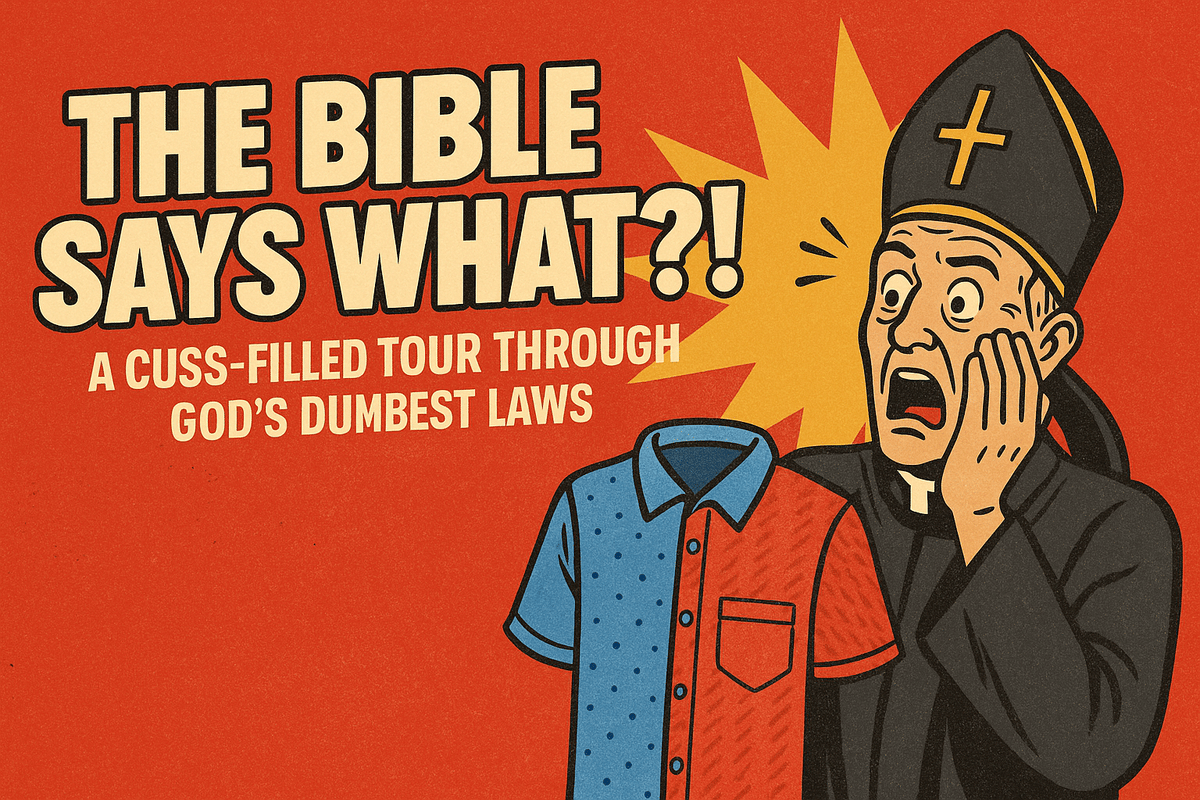 The Bible Says What?! A Cuss-Filled Tour Through God’s Dumbest Laws