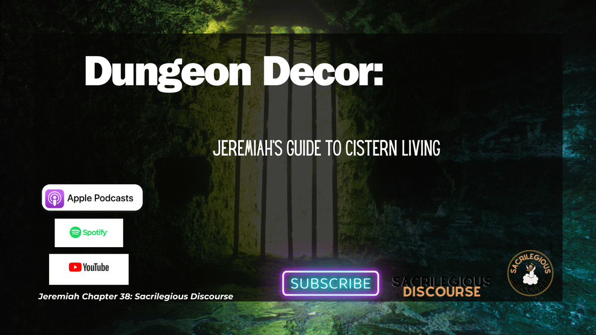 Dungeon Decor: Jeremiah's Guide to Cistern Living