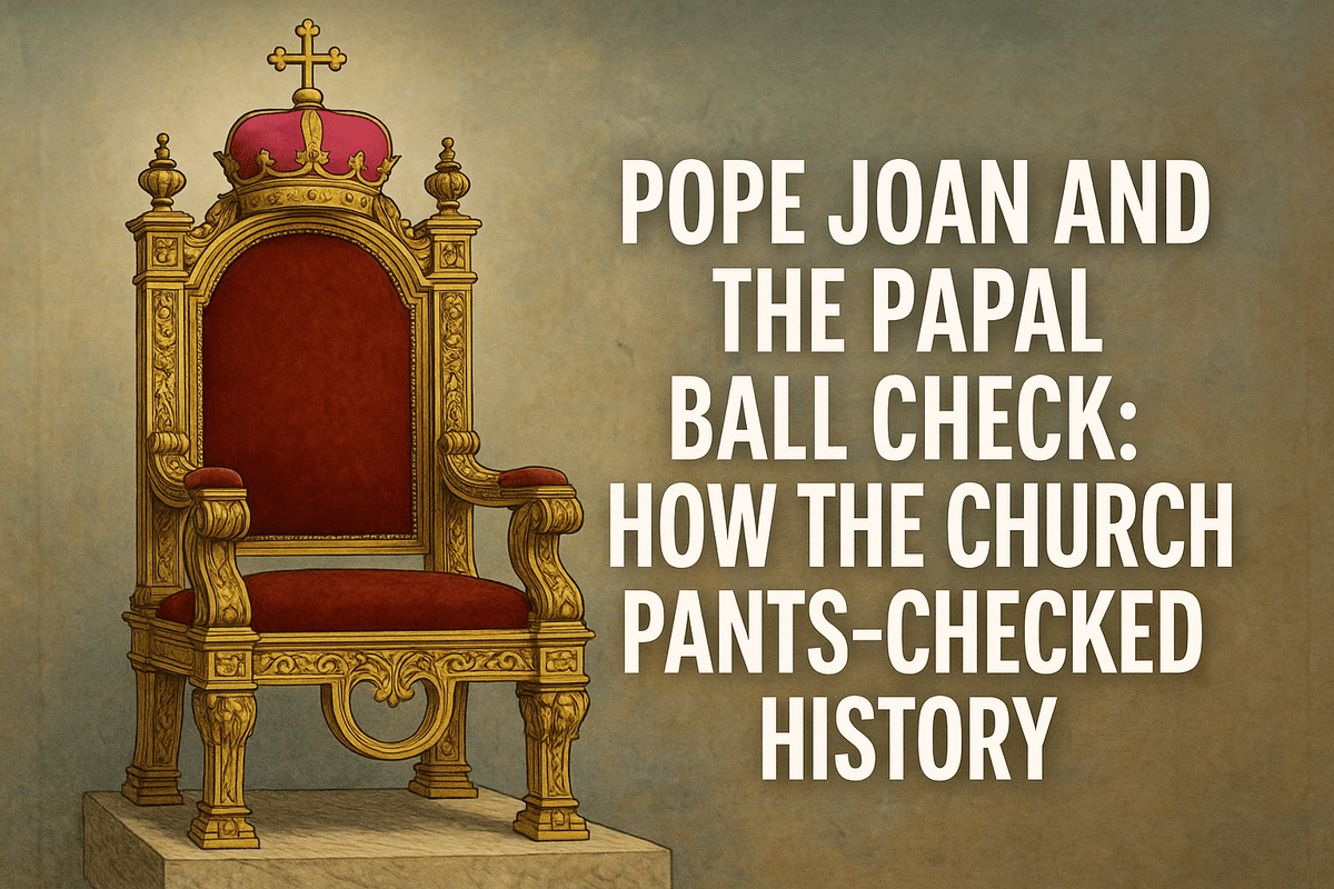 Pope Joan and the Papal Ball Check: How the Church Pants-Checked History