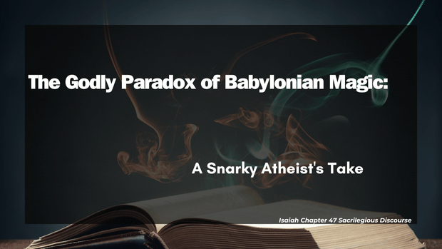 The Godly Paradox of Babylonian Magic: A Snarky Atheist's Take