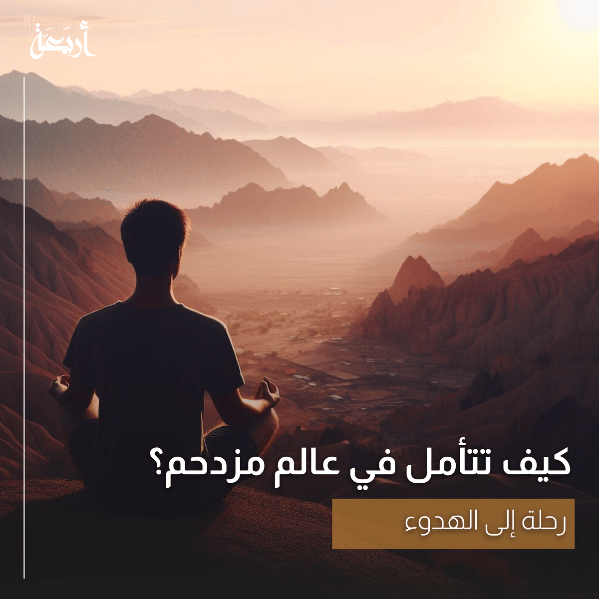 كيف تتأمل في عالم مزدحم؟