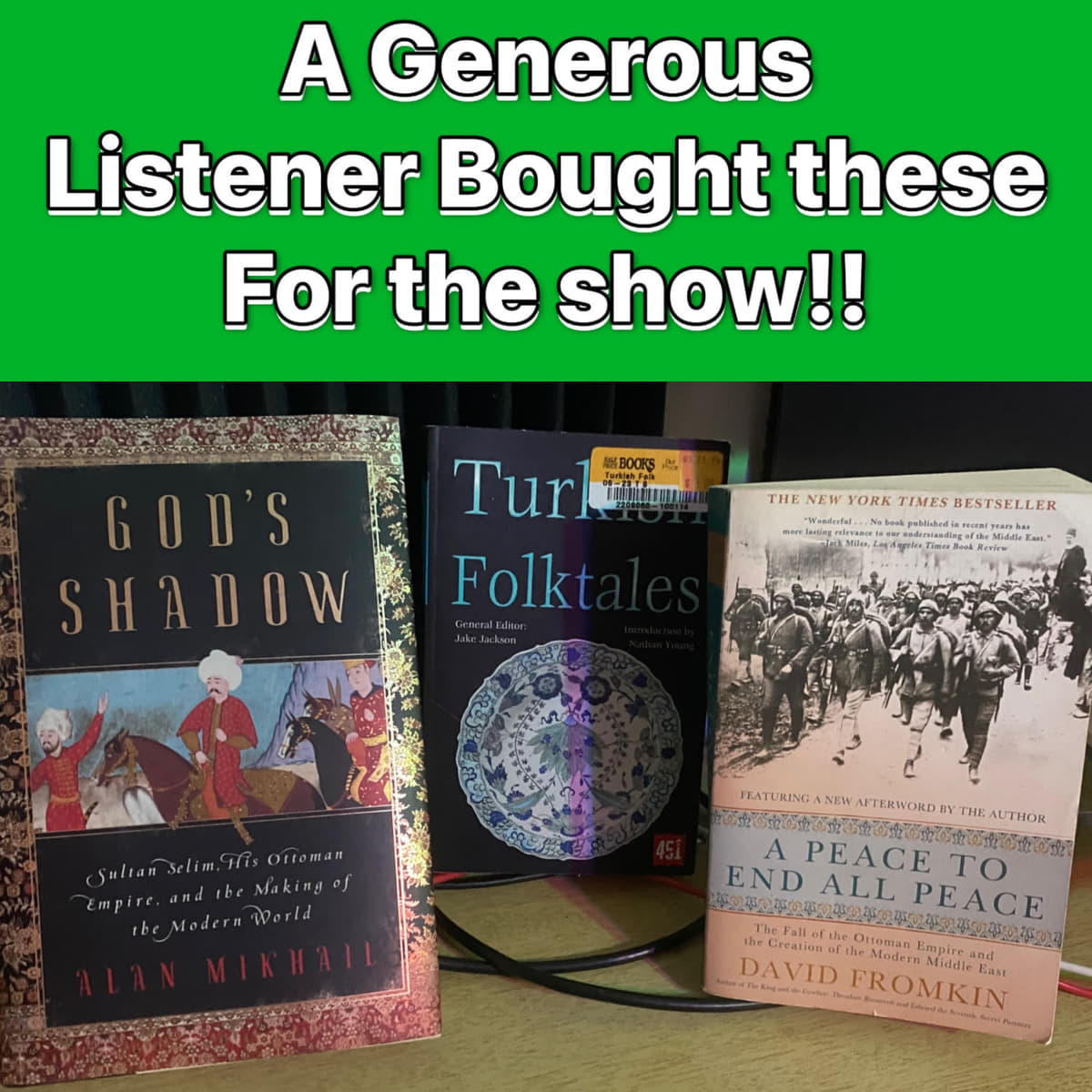 Shoutout to a VERY special listener! 