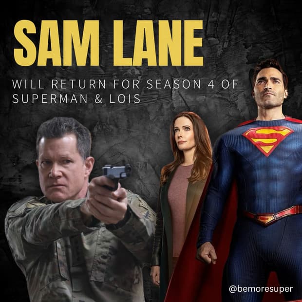 Dylan Walsh Returns: General Sam Lane’s Triumphant Comeback in Superman & Lois Season 4