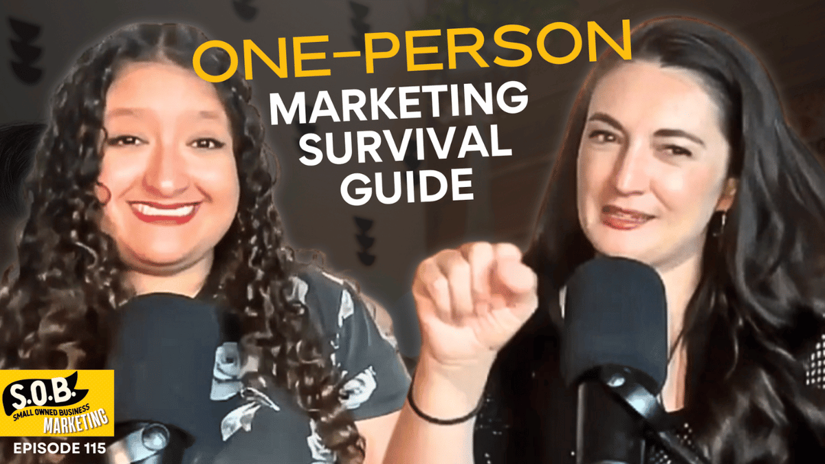 One Person Marketing Survival Guide