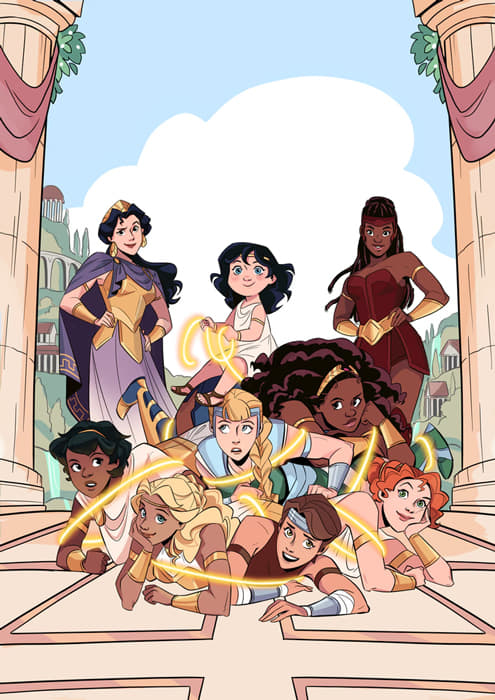 An interview with comics writer Stephanie Williams about her DC Comics project on DC Go Warriors and a Wee Wonder